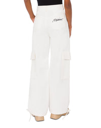 Pantalon oversize en coton - White