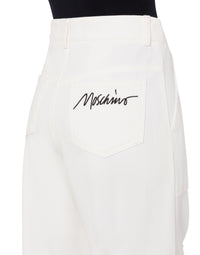 Pantalon oversize en coton - White