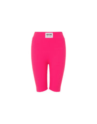 Short de vélo en coton côtelé - Pink