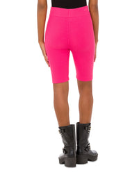 Short de vélo en coton côtelé - Pink