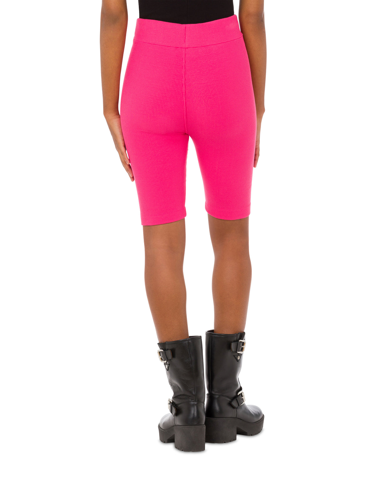 Short de vélo en coton côtelé - Pink