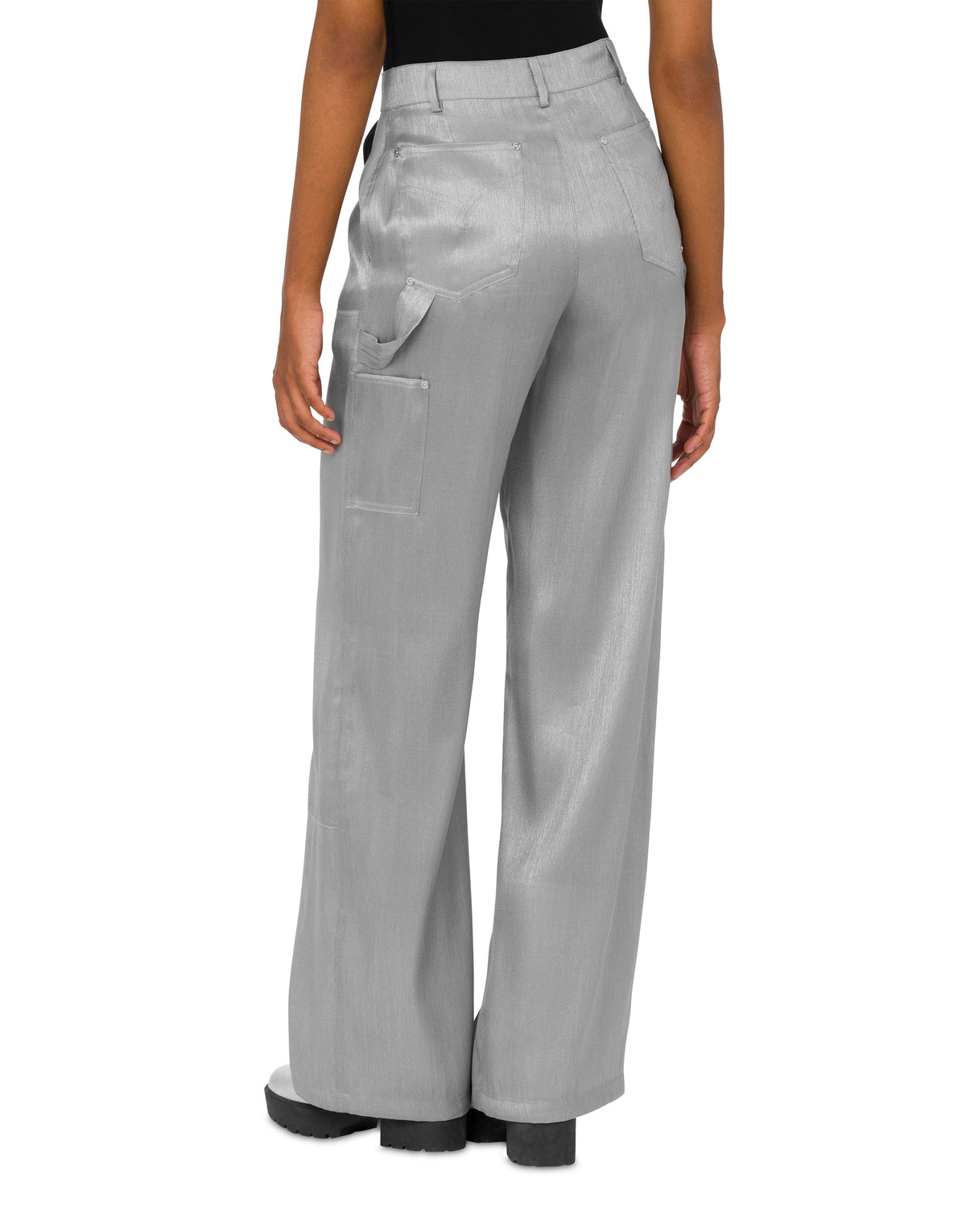 Pantalon Palazzo fluide - Silver