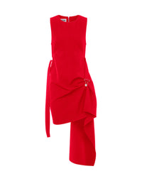 Cady dress with straps - Red