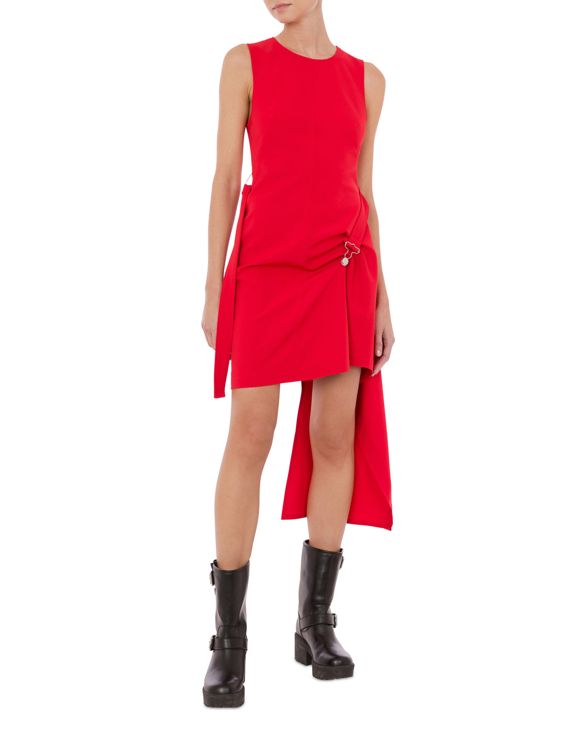Cady dress with straps - Red