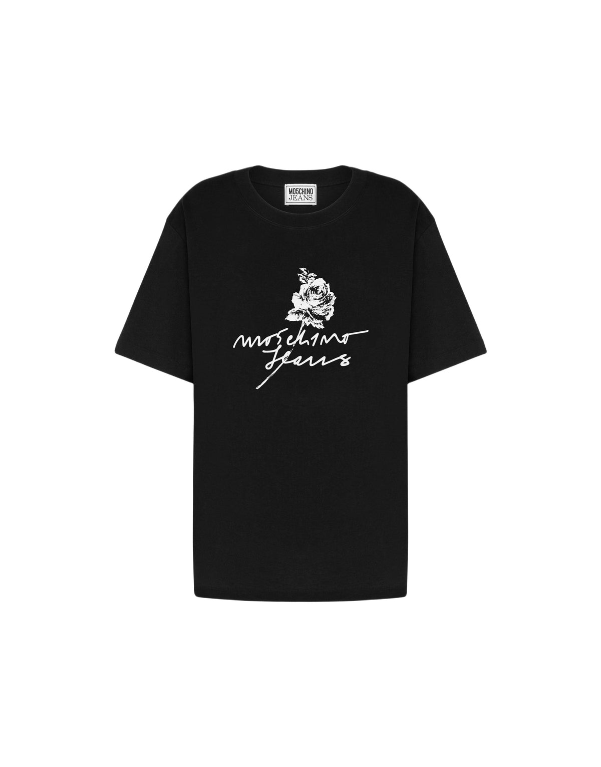 T-shirt à logo en coton - Black