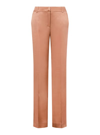 Pantalon sartorial en satin - Pink