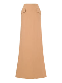Jupe longue en satin - Fantasy Beige