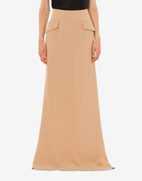 Jupe longue en satin - Fantasy Beige