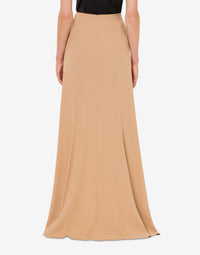 Jupe longue en satin - Fantasy Beige