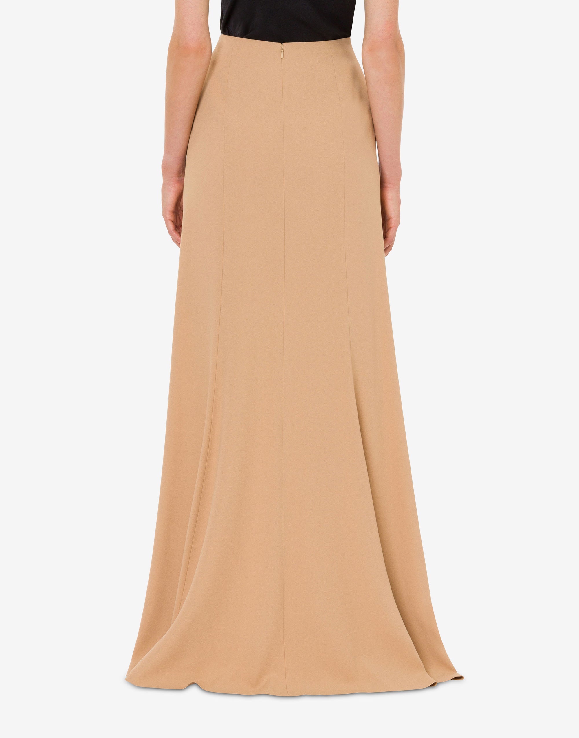 Jupe longue en satin - Fantasy Beige
