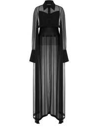 Chiffon shirt - Black