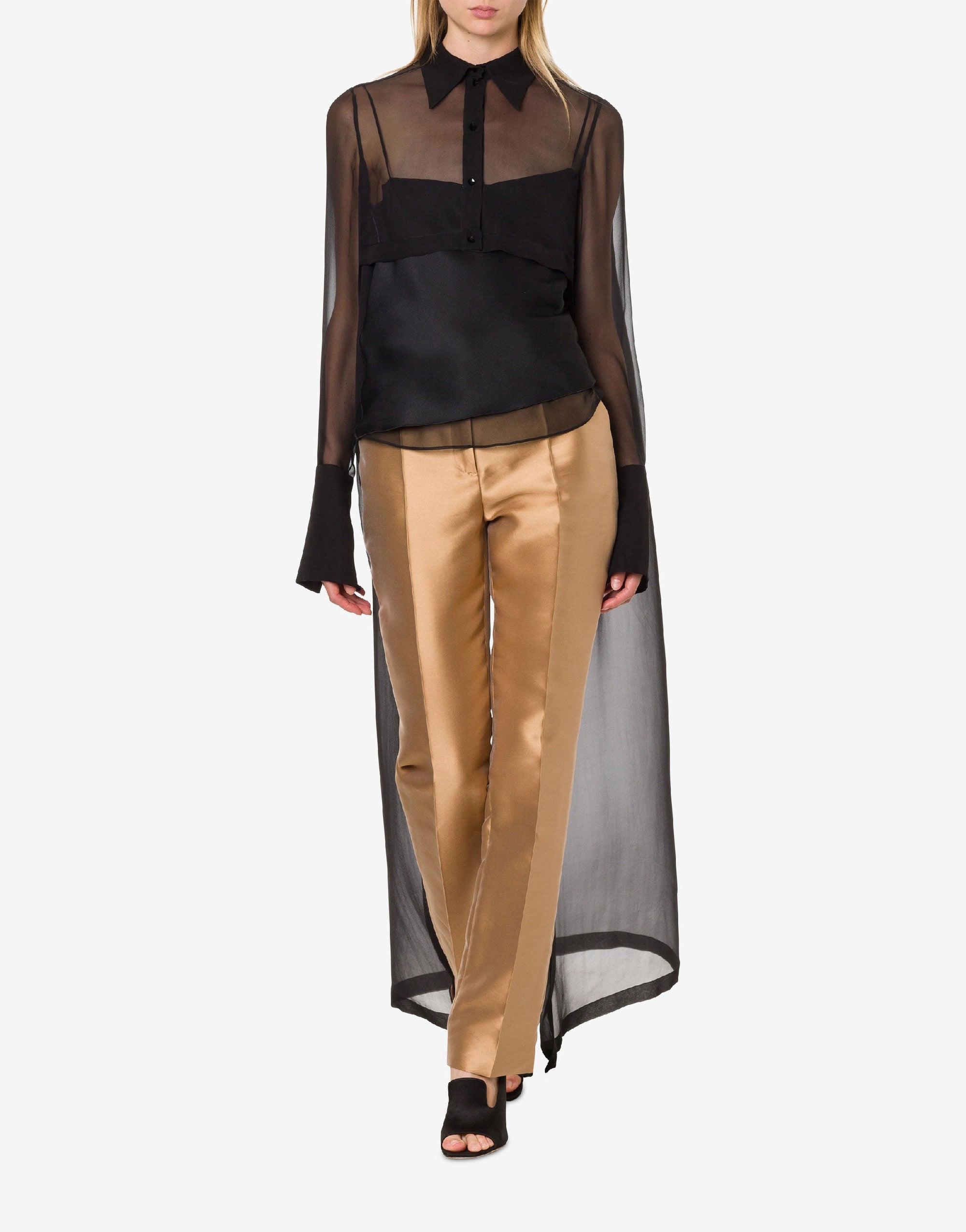 Chiffon shirt - Black