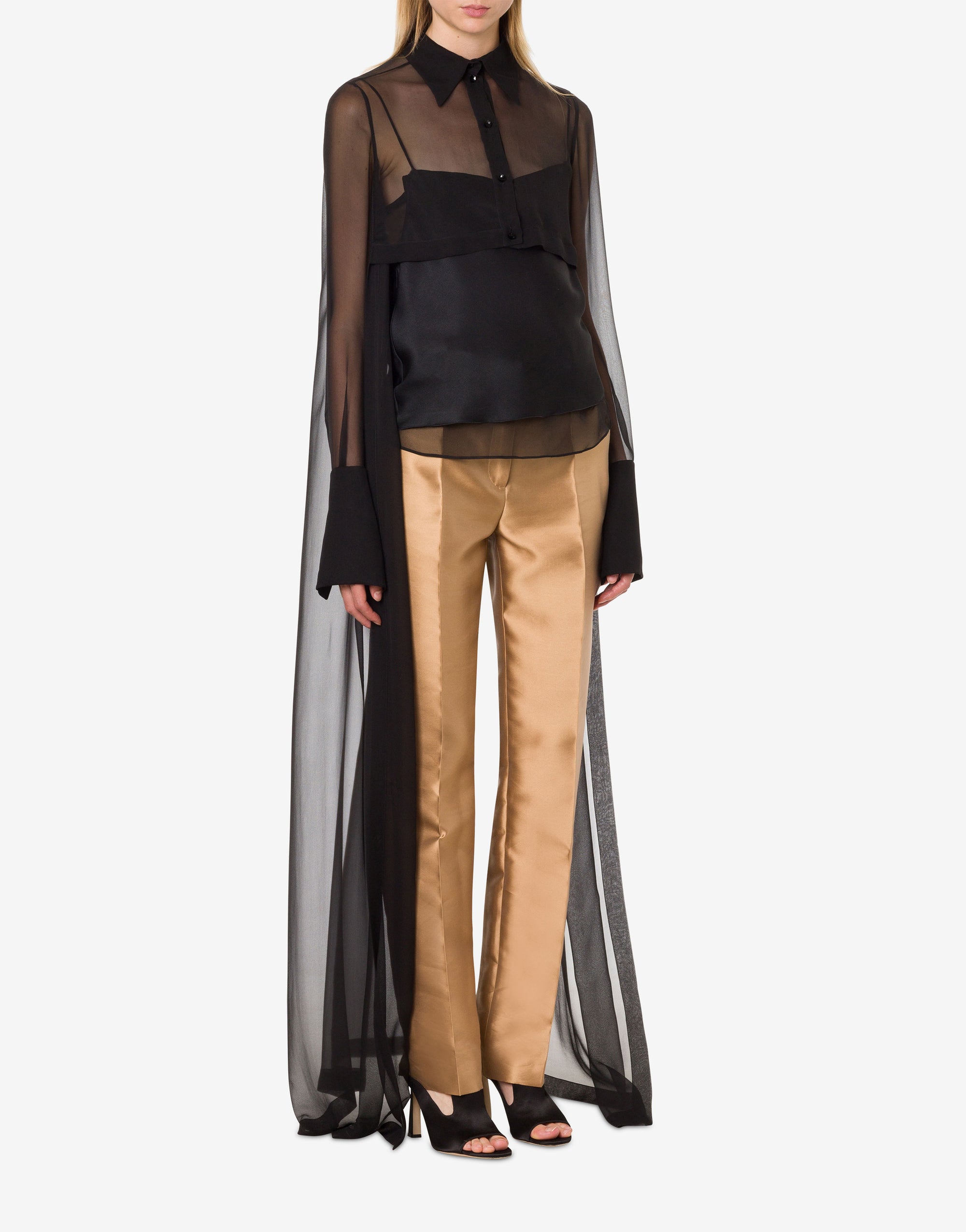 Chiffon shirt - Black