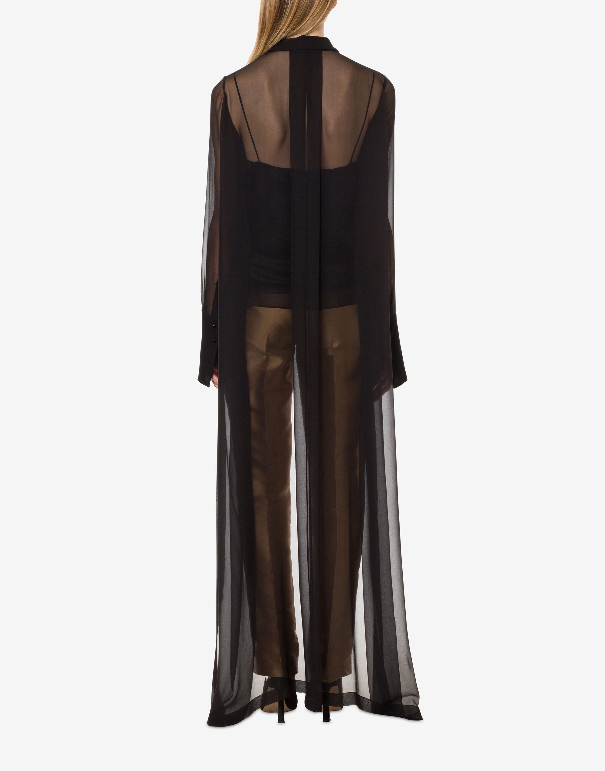 Chiffon shirt - Black