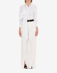 Pantalon en gabardine de coton - White