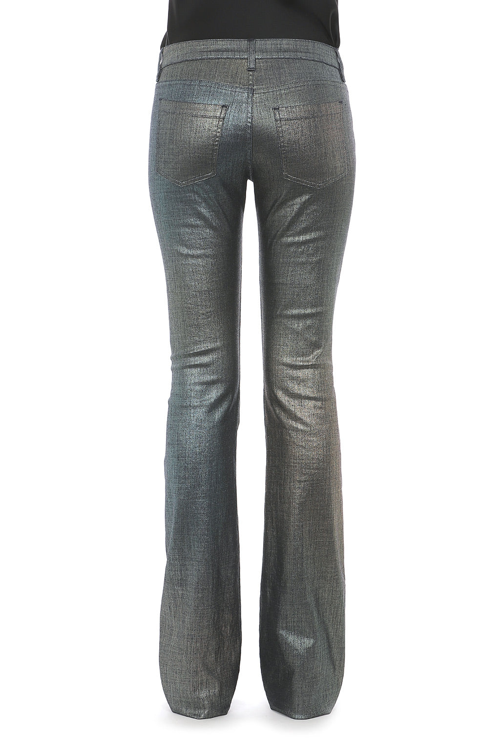 Pantalon en denim imprimé - Multicolor & Grey