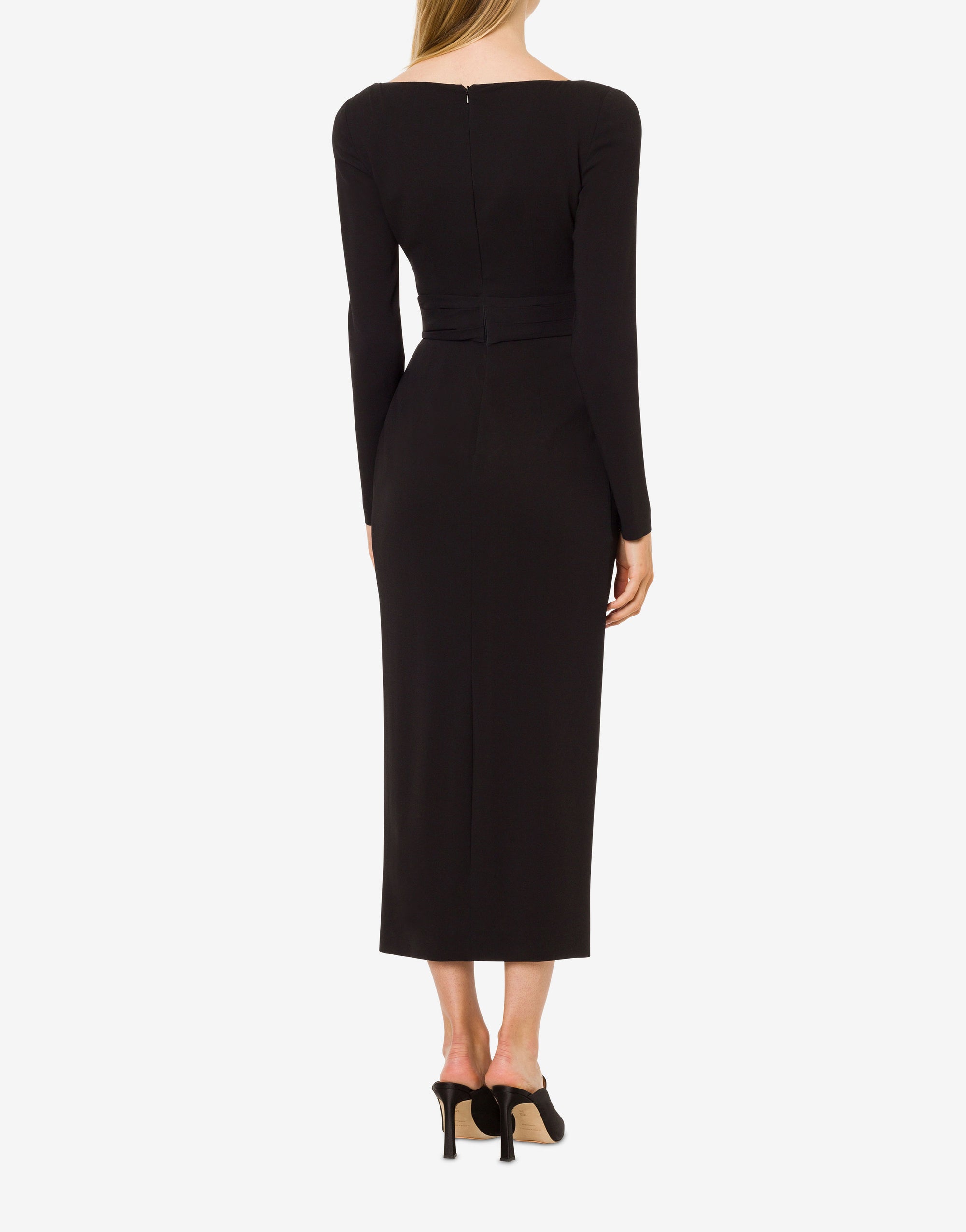 Robe midi à fente - Black