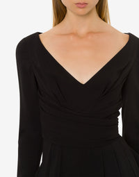 Robe midi à fente - Black