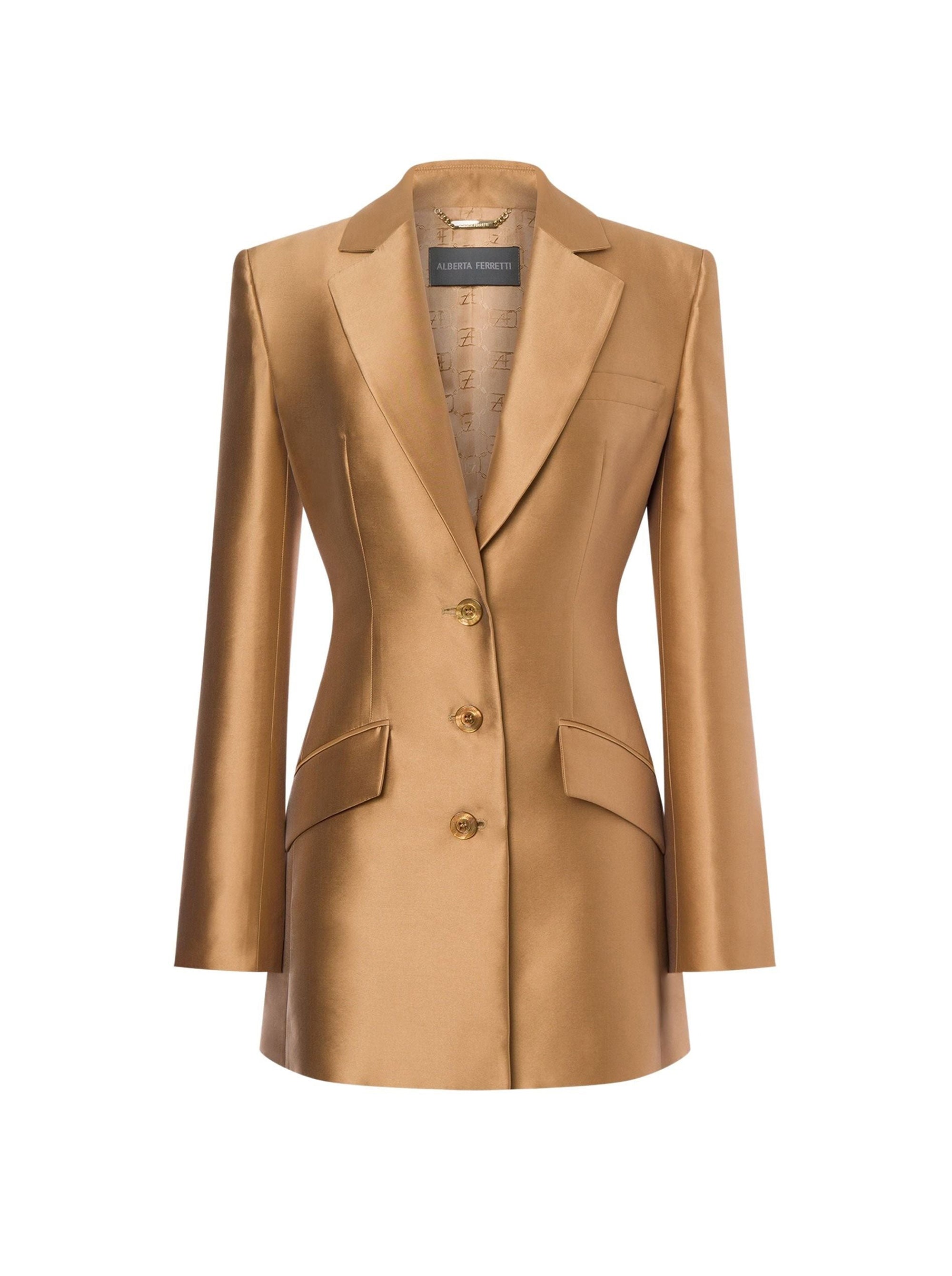 Veste à simple boutonnage - Beige