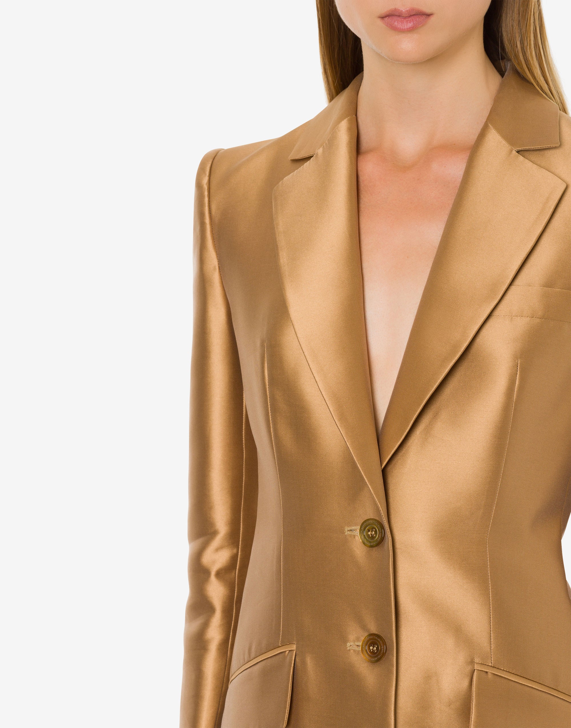 Veste à simple boutonnage - Beige