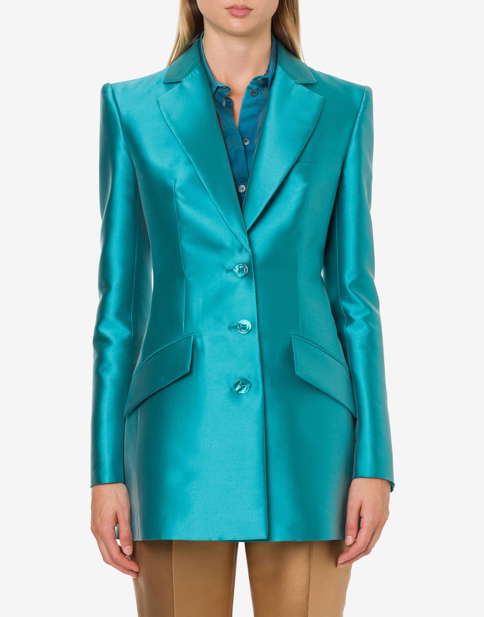 Veste à simple boutonnage - Blue
