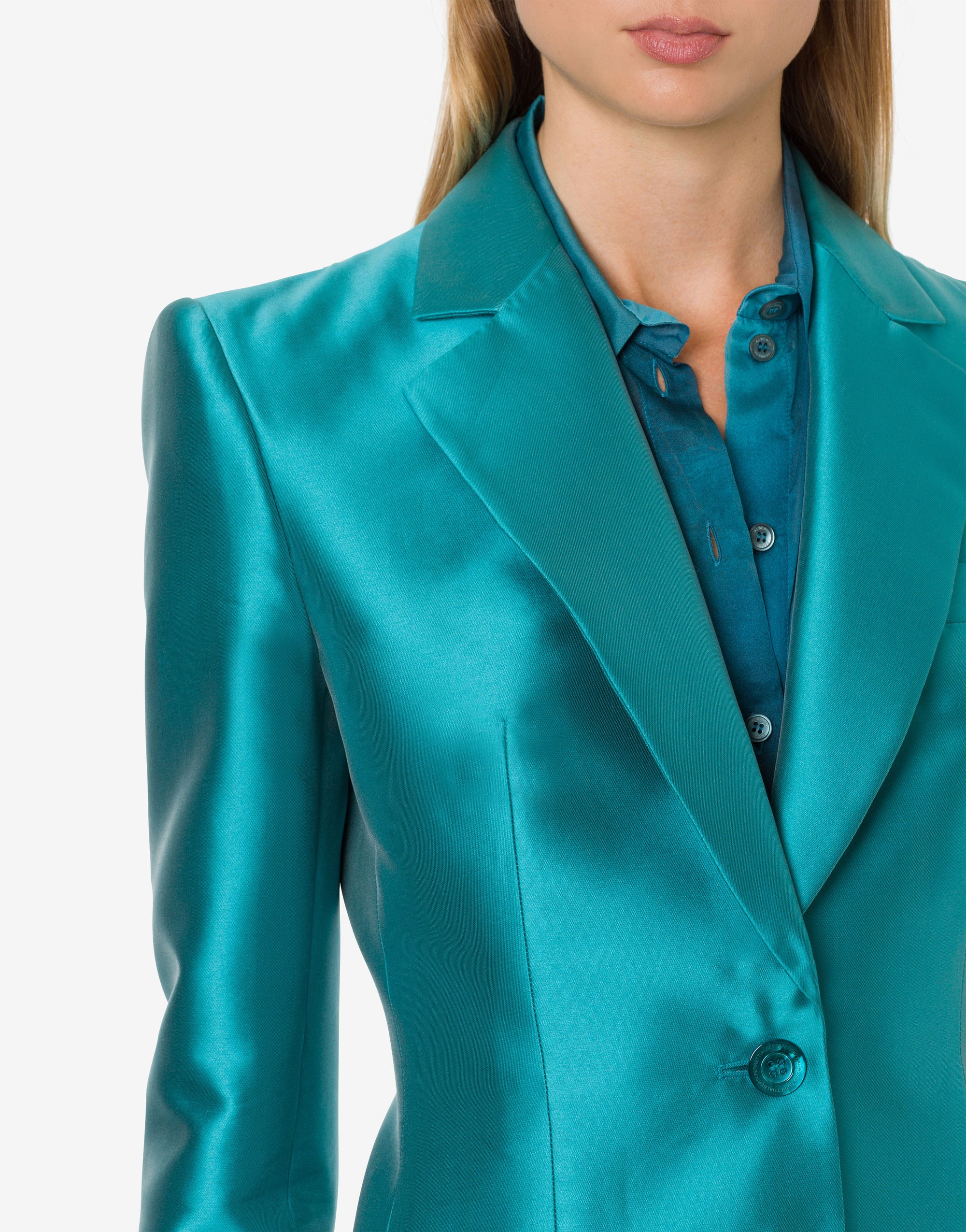 Veste à simple boutonnage - Blue