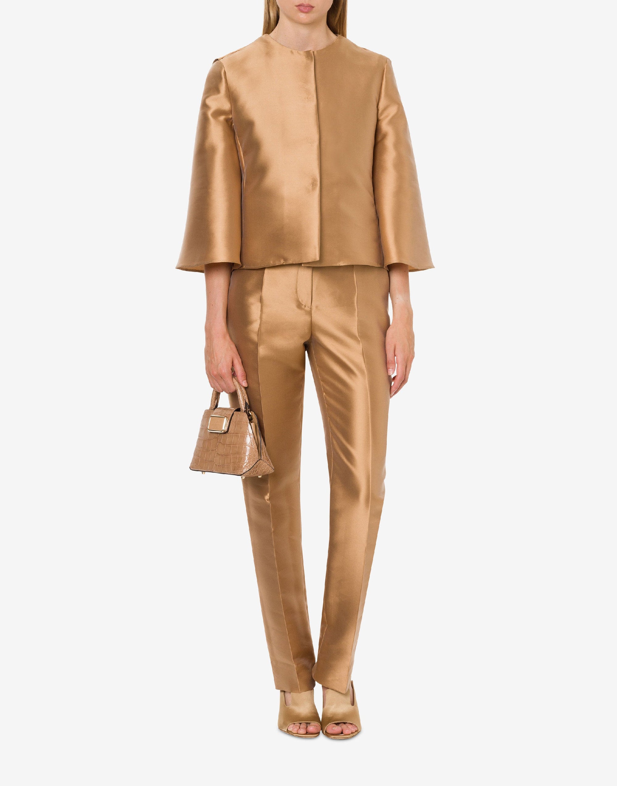 Veste courte à manches larges - Beige