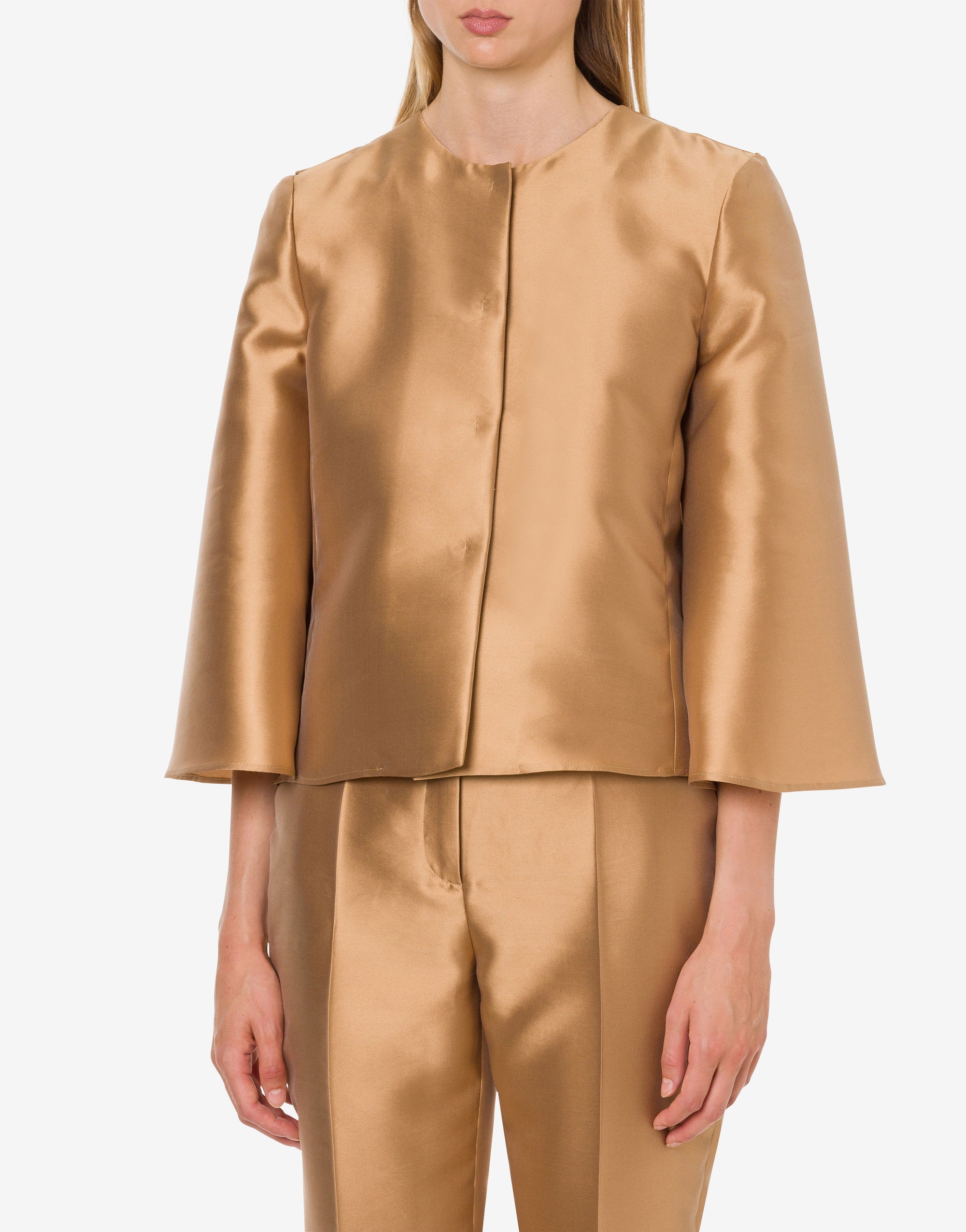 Veste courte à manches larges - Beige