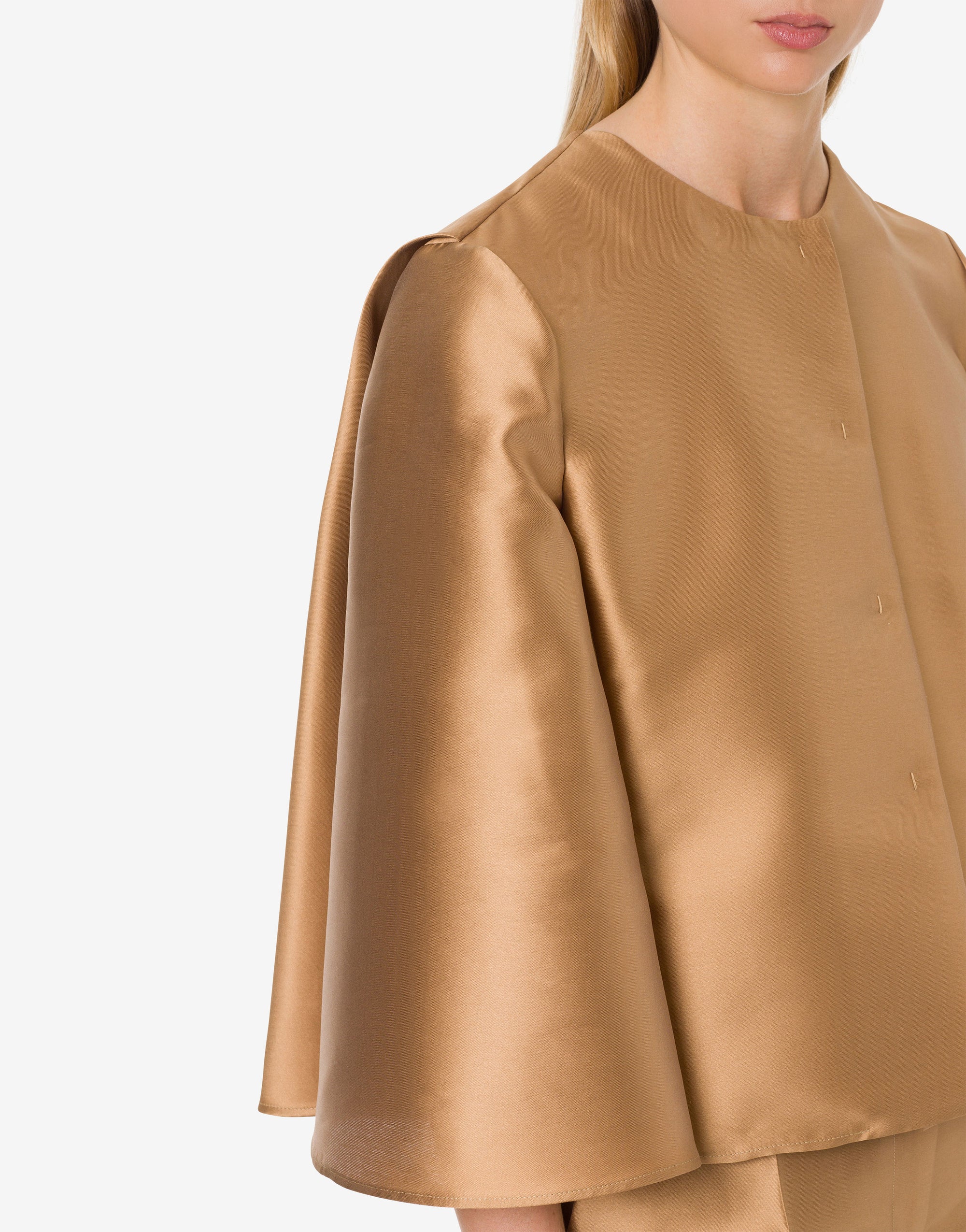 Veste courte à manches larges - Beige