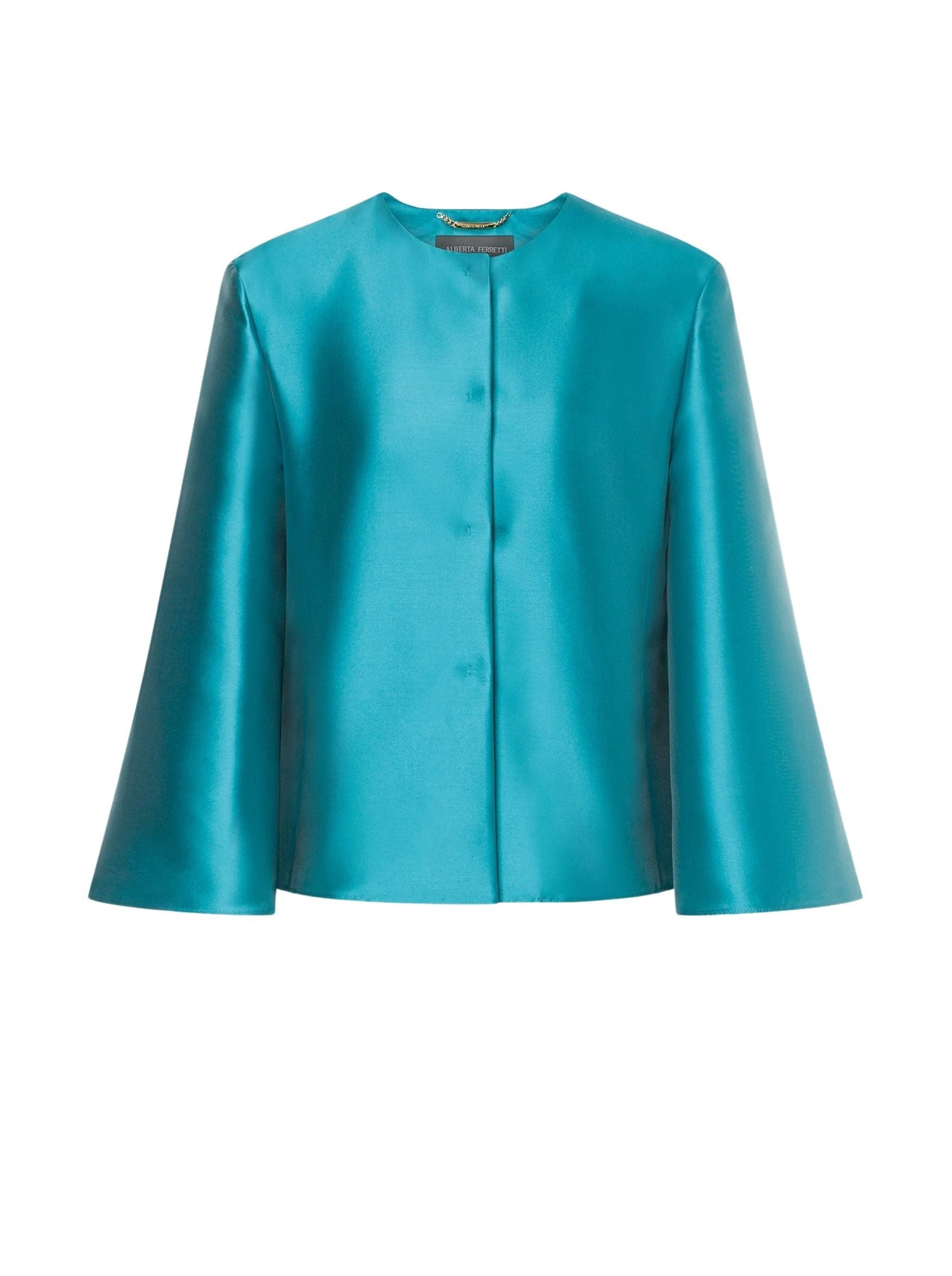 Veste courte à manches larges - Blue