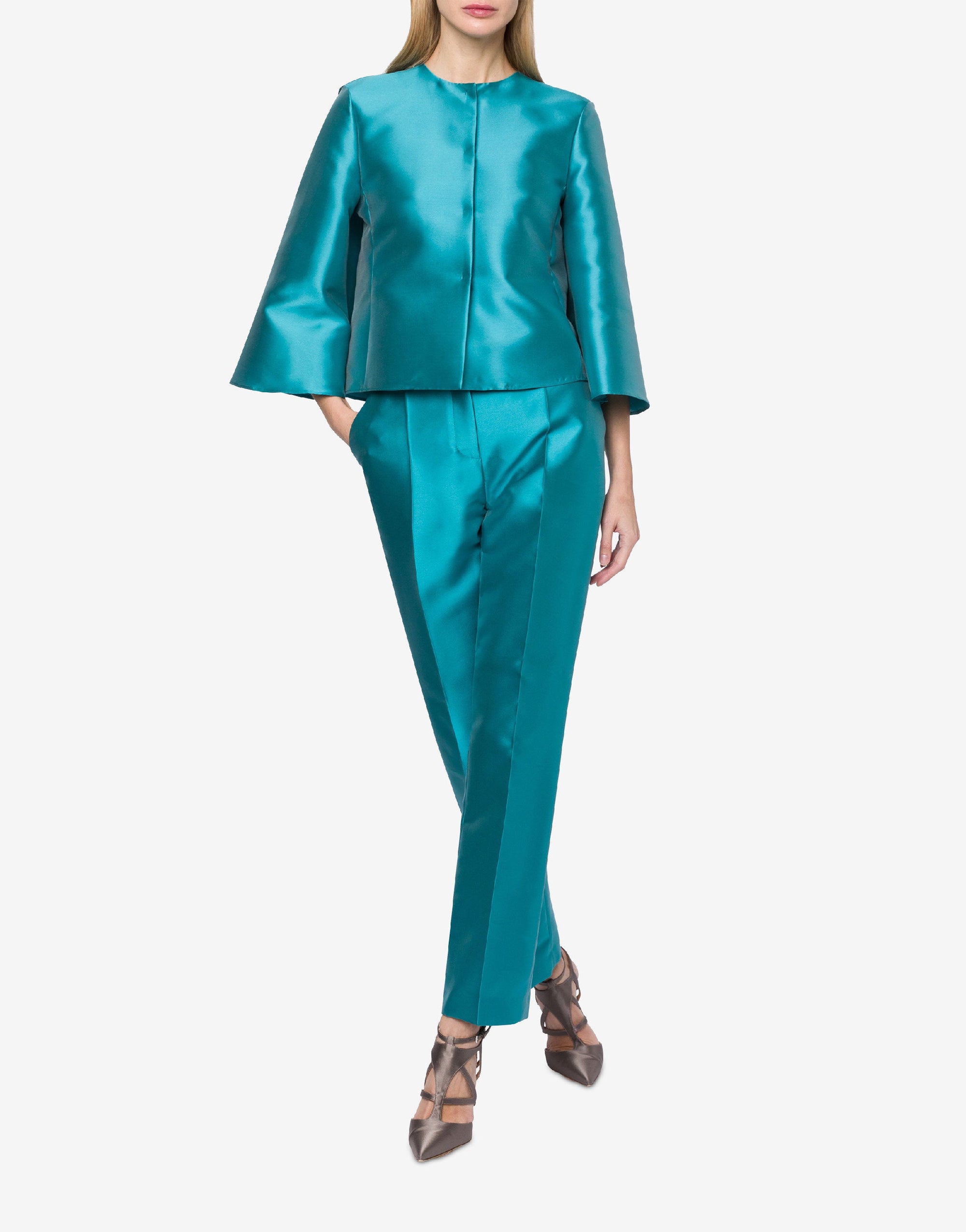 Veste courte à manches larges - Blue