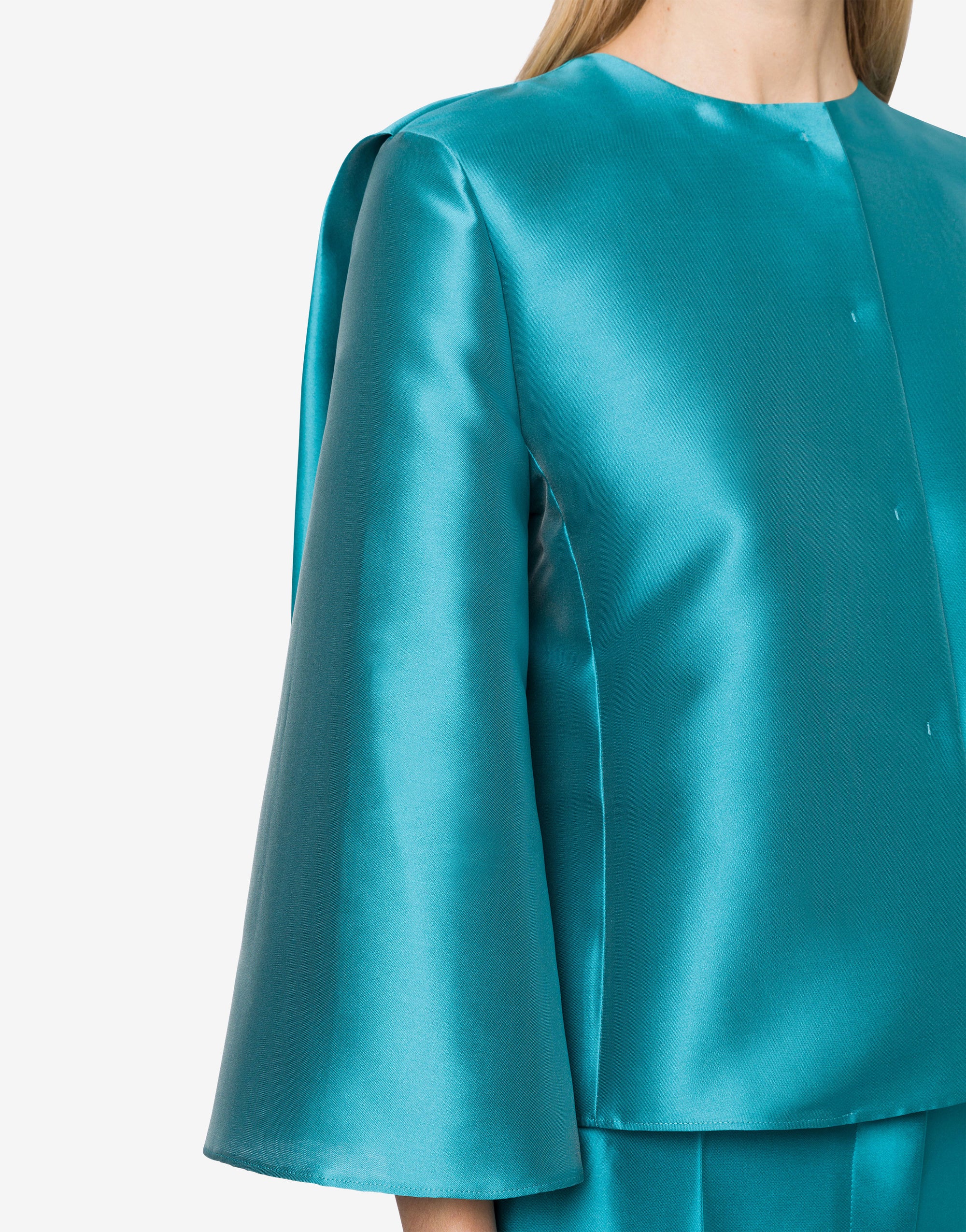 Veste courte à manches larges - Blue