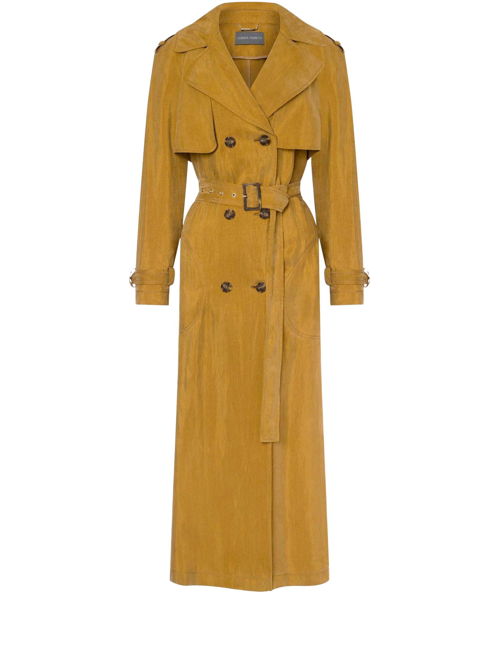 Trench-coat à double boutonnage - Brown
