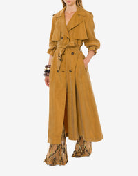 Trench-coat à double boutonnage - Brown
