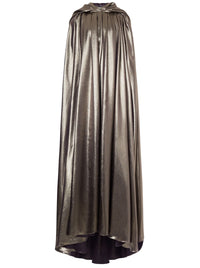 Cape longue en soie - Silver