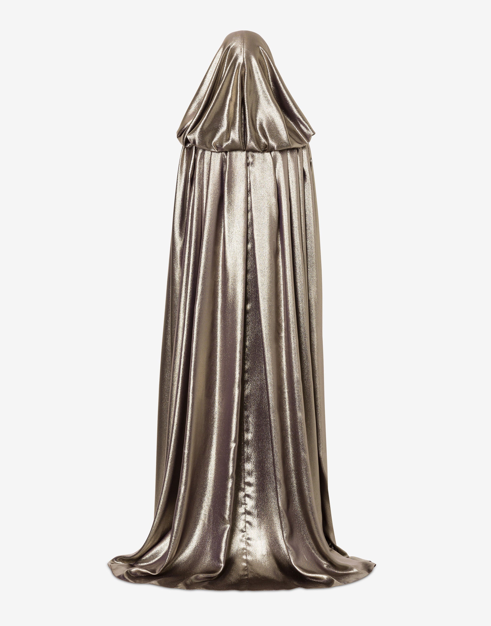 Cape longue en soie - Silver