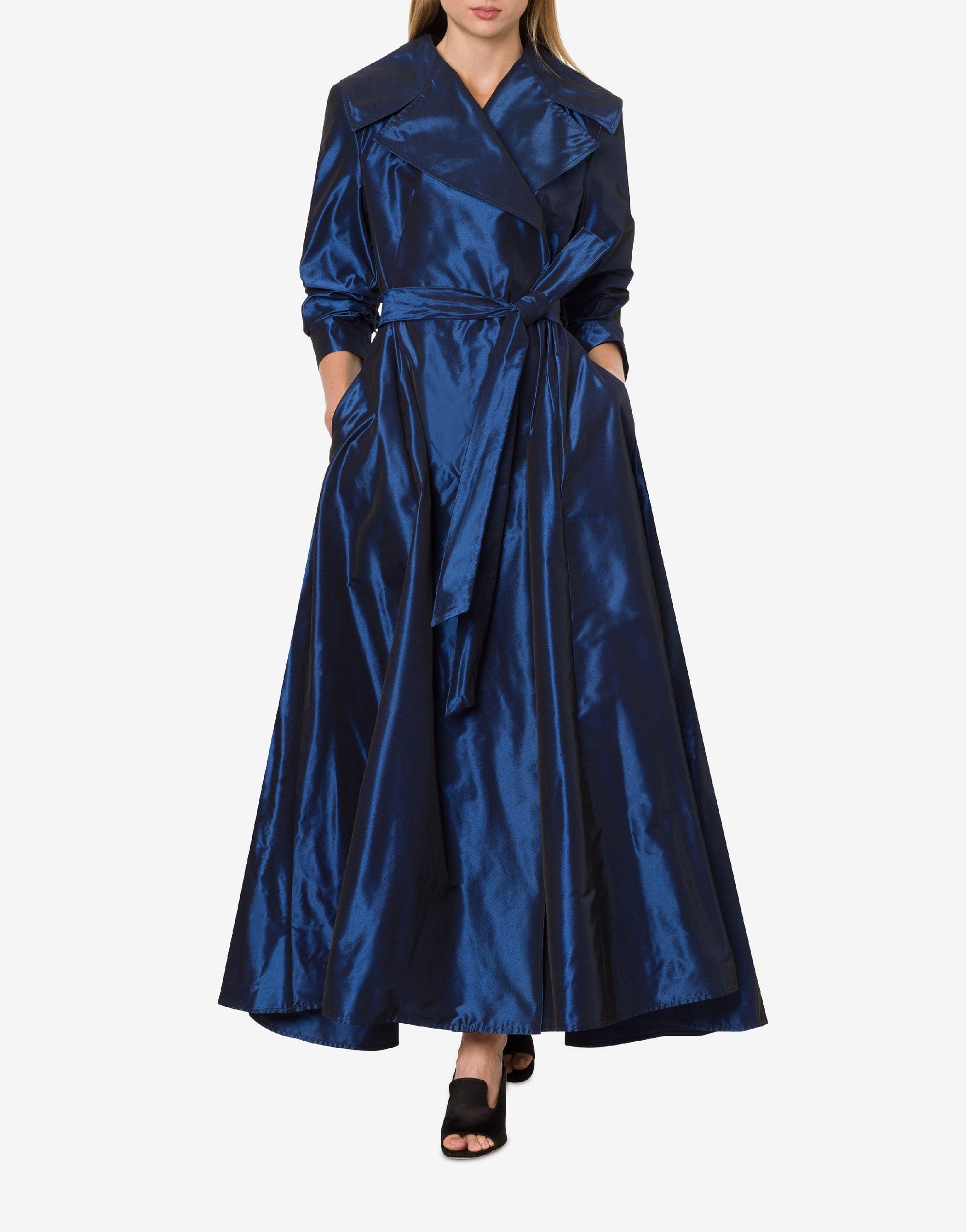 Trench-coat effet irisé - Blue