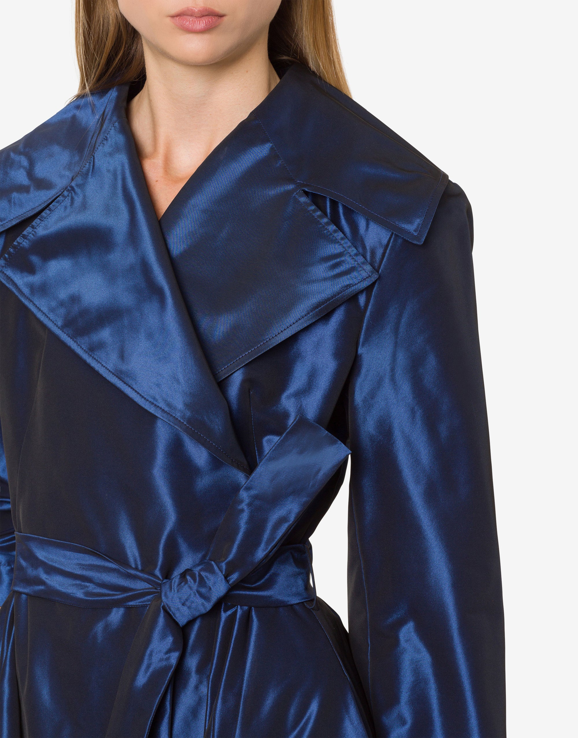 Trench-coat effet irisé - Blue