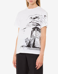 T-shirt en coton à imprimé - White