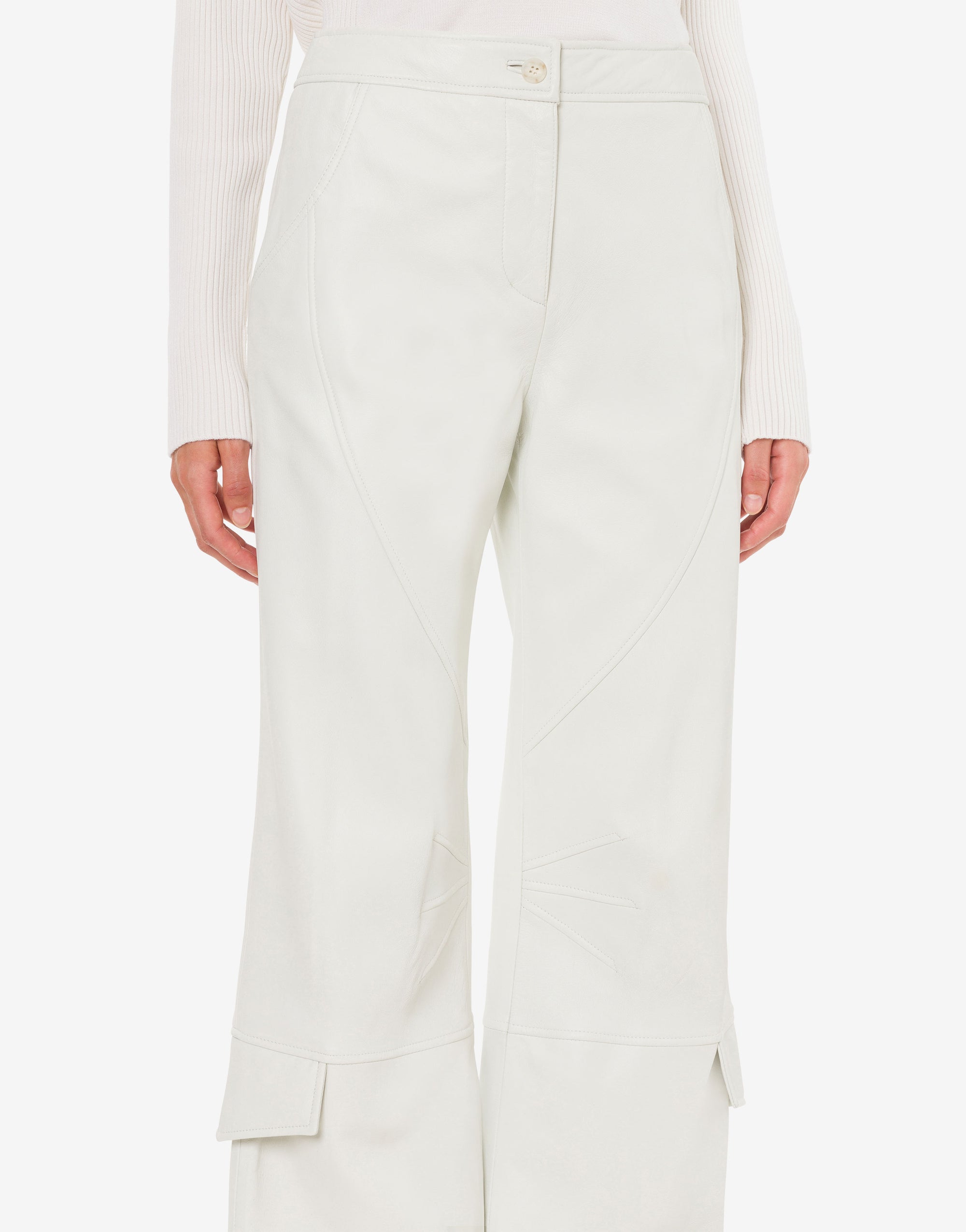 Pantalon en daim - Beige