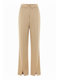 Pantalon large en satin - Fantasy Beige