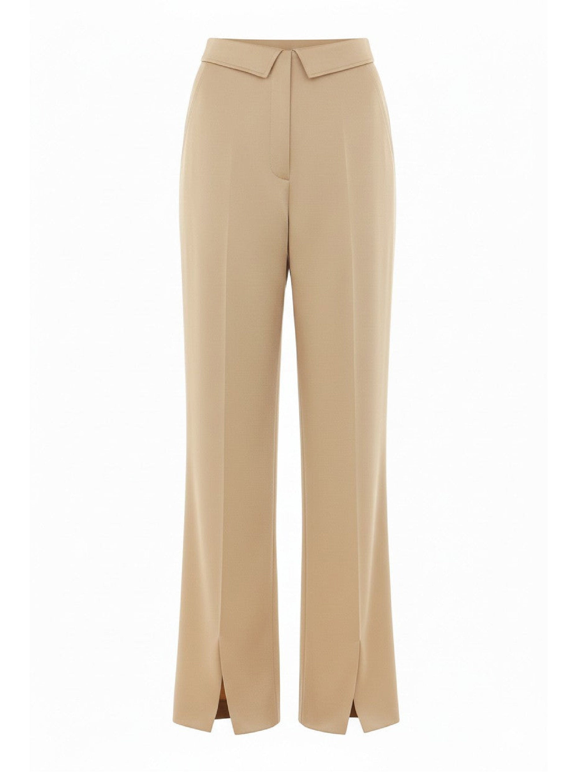 Pantalon large en satin - Fantasy Beige