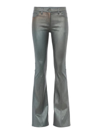 Pantalon en denim imprimé - Multicolor & Grey