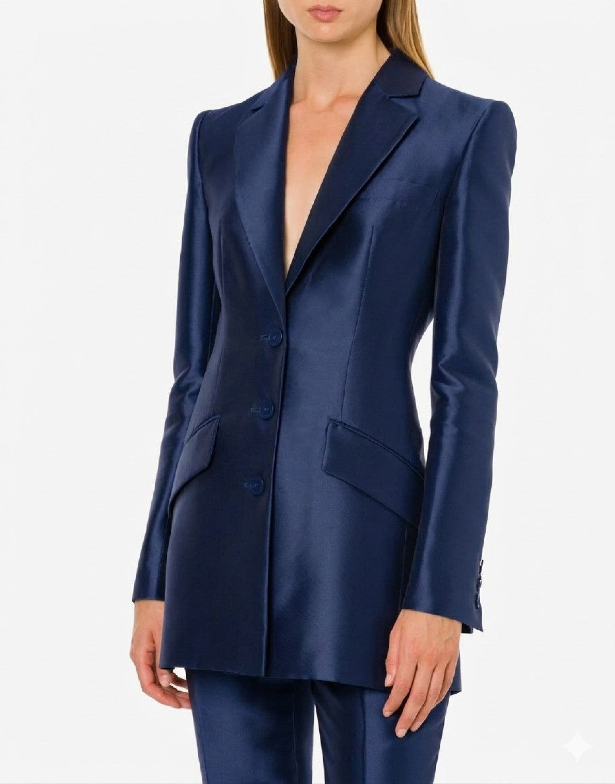 Veste à simple boutonnage - Blue