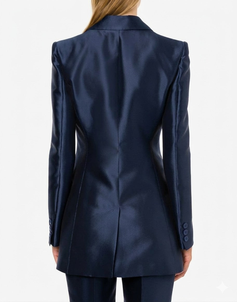 Veste à simple boutonnage - Blue