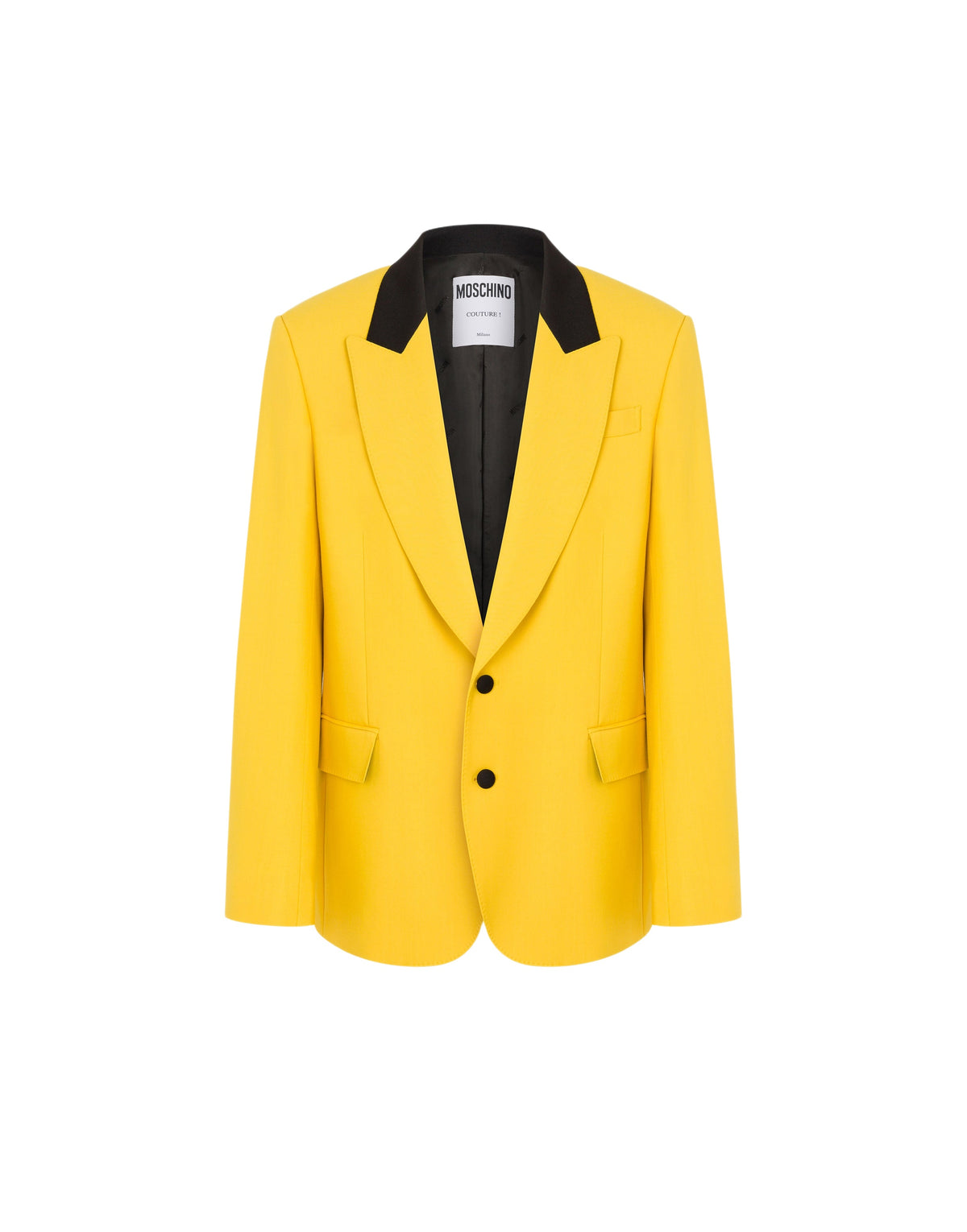 Veste à col et boutons - Yellow