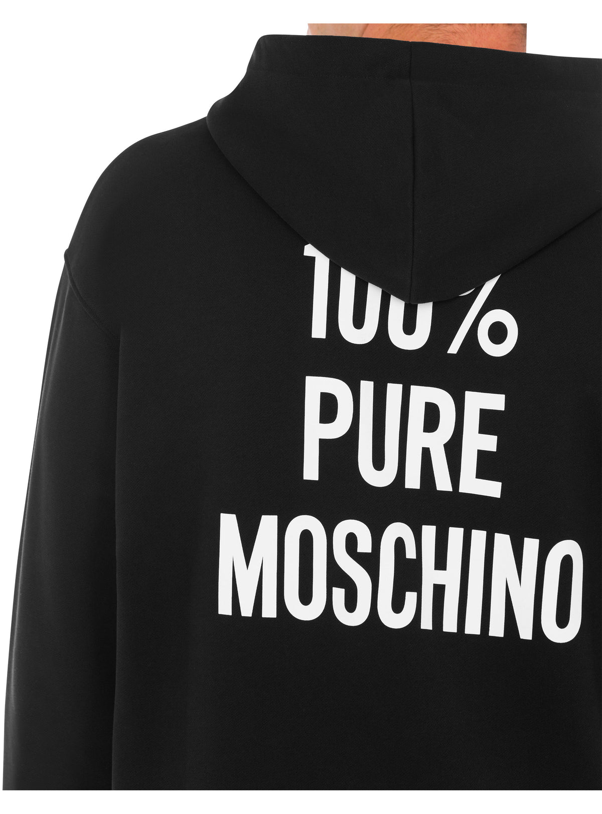 100% Pure Moschino Hoodie - Black