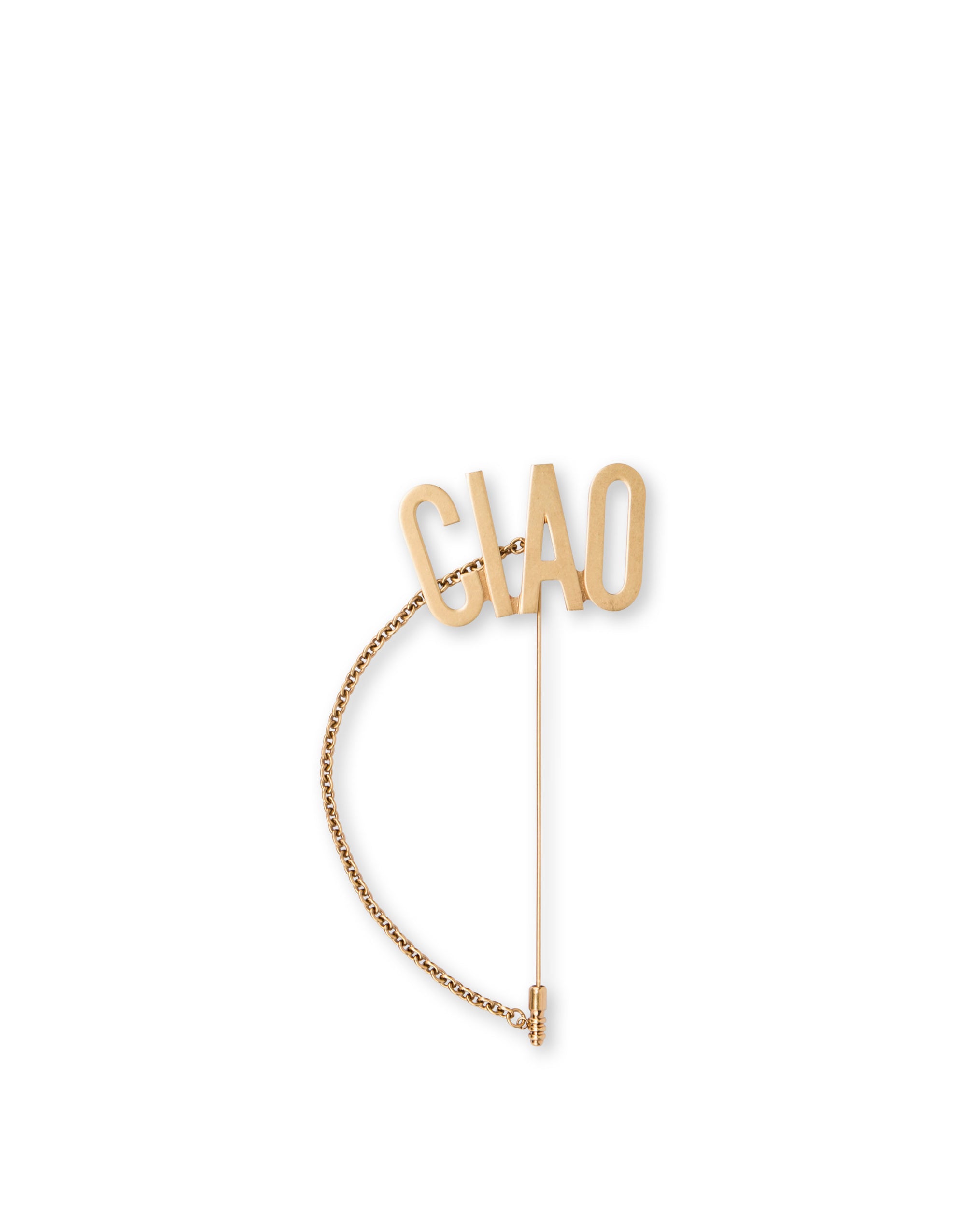 LARGE "CIAO" PIN - Gold