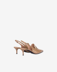 Slingback Penny 55 en cuir - Fantasy Brown