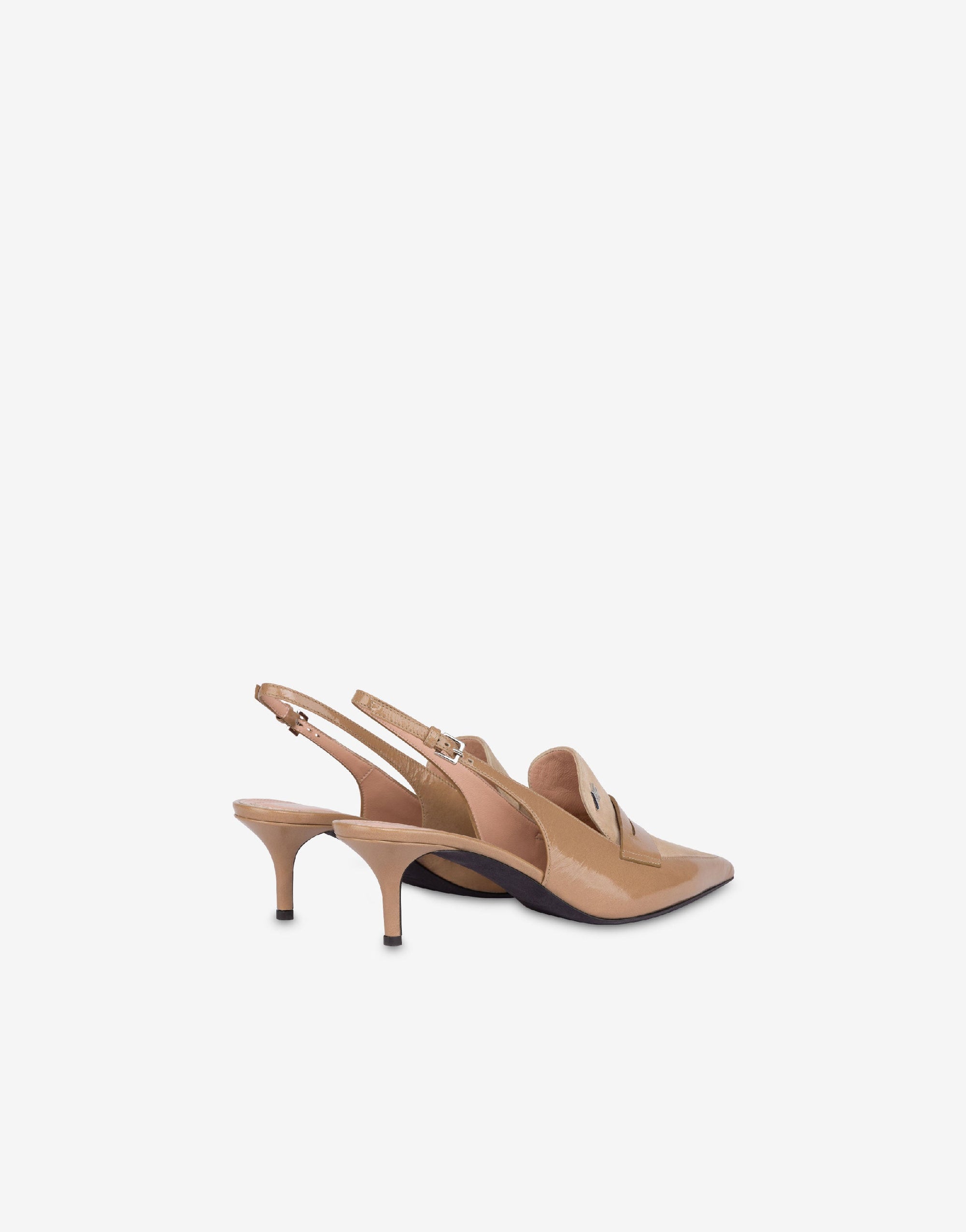 Slingback Penny 55 en cuir - Fantasy Brown